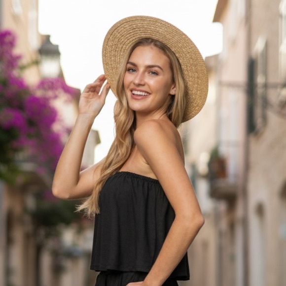 NEW•XL•ZEN ESSENTIAL BLACK JUMPSUIT WITH POCKETS - Picture 3 of 14